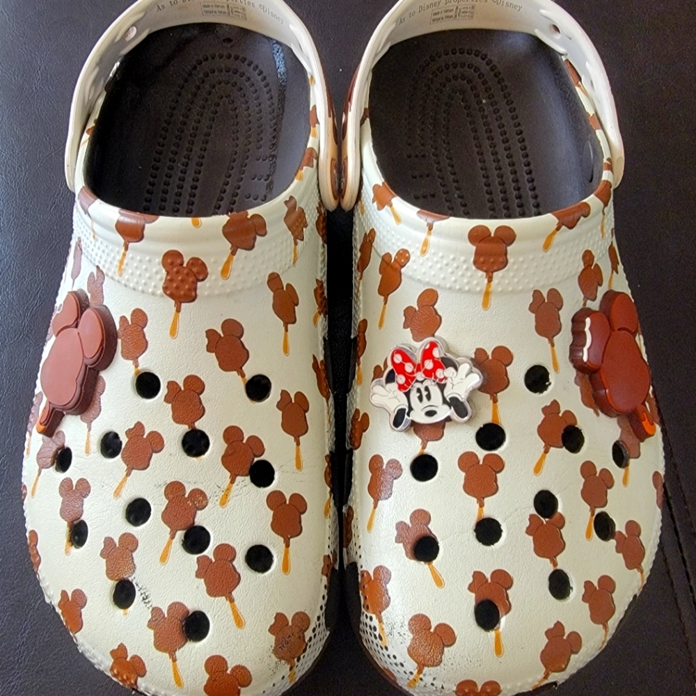 Crocs Disney Parks 2022 Mickey Mouse Ice Cream Bar Mens Sz 9 Womens Sz 11